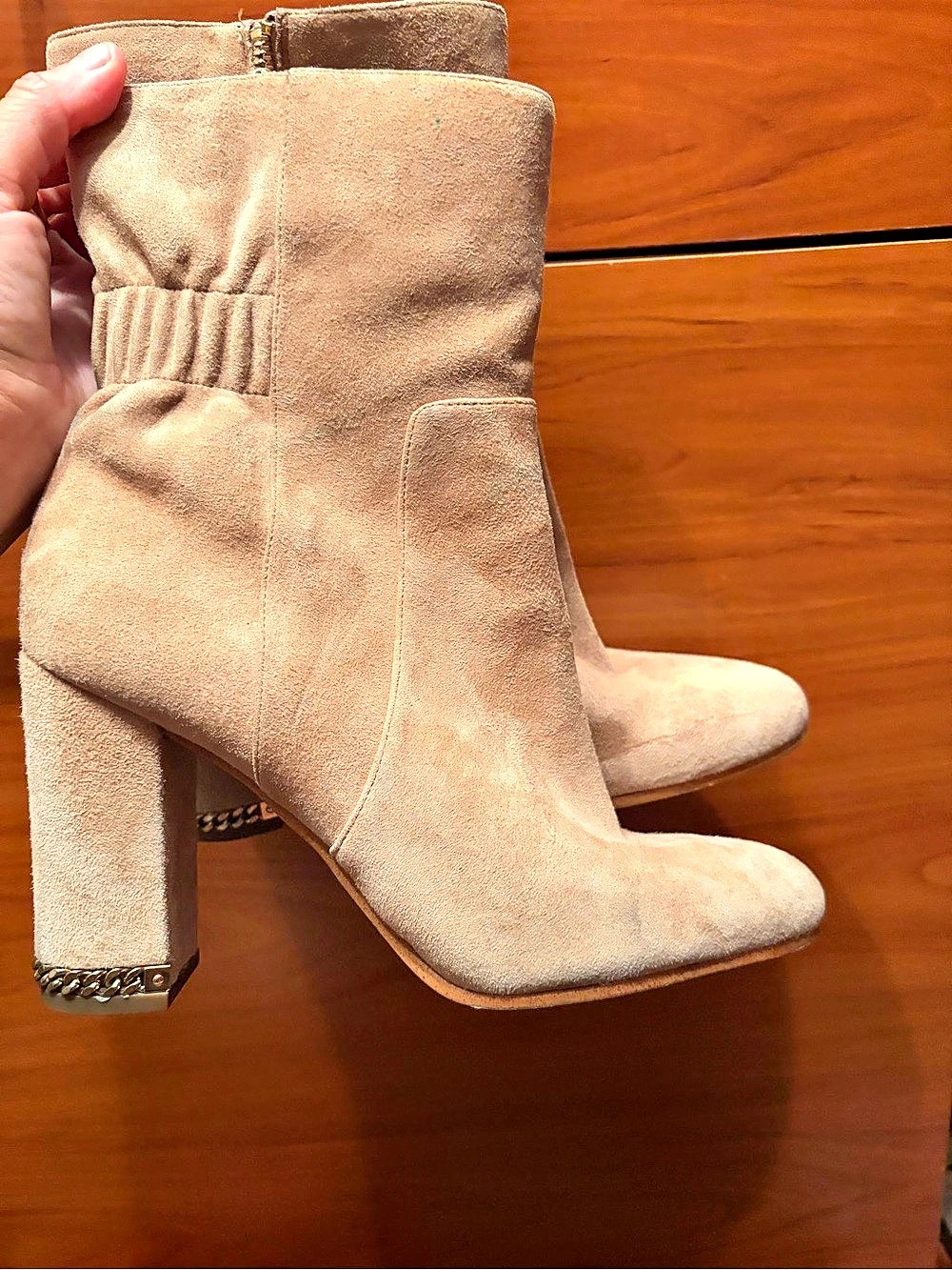 Michael Kors Heeled Boots Tan US 8M